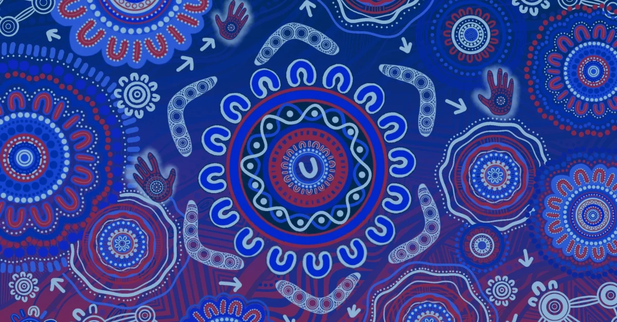 Artwork from the website of Centre for Indigenous People and Work